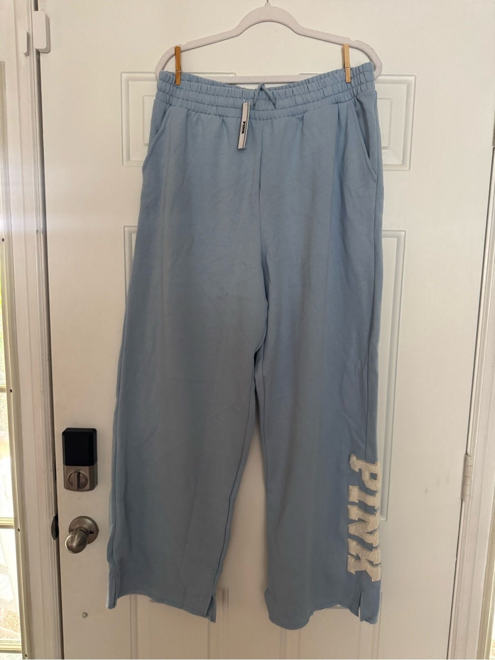 PINK Victoria's Secret Light Blue Men’s Relaxed Joggers